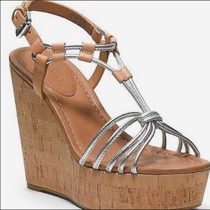 Coach Wedges Silver